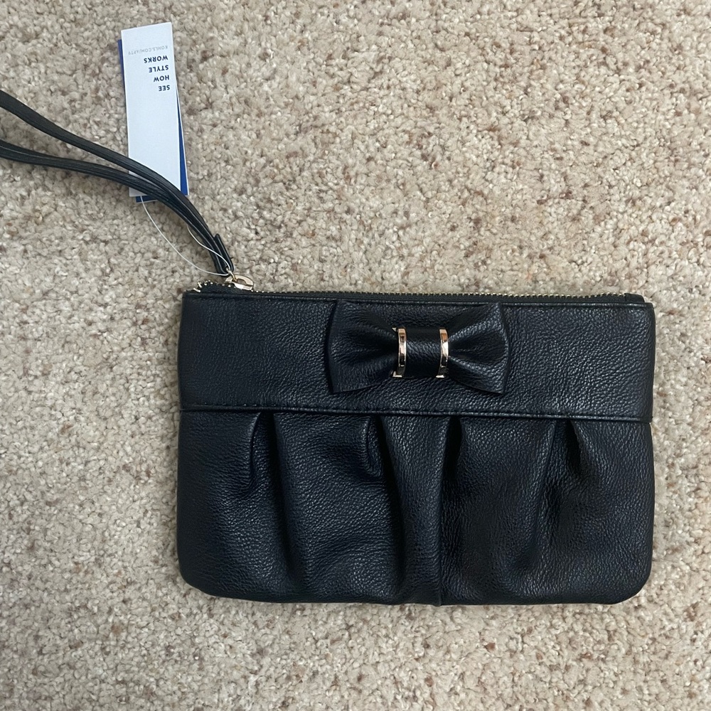 Black & Gold Clutch Wallet